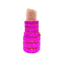 Load image into Gallery viewer, Lipstick Luxe Crystal Clutch Purse