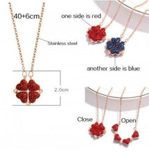 Load image into Gallery viewer, Heart & Clover Necklace