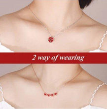 Load image into Gallery viewer, Heart & Clover Necklace