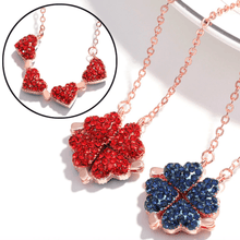 Load image into Gallery viewer, Heart & Clover Necklace