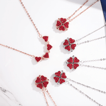 Load image into Gallery viewer, Heart & Clover Necklace