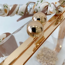 Load image into Gallery viewer, "Pearly" Bow Acrylic Evening Clutch