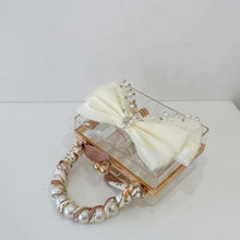 Load image into Gallery viewer, silver diamond clutch purse