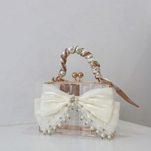 Load image into Gallery viewer, silver diamond clutch purse