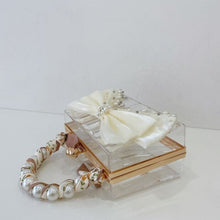 Load image into Gallery viewer, silver diamond clutch purse