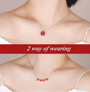 Heart & Clover Necklace