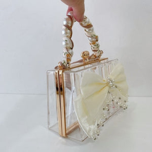 silver diamond clutch purse